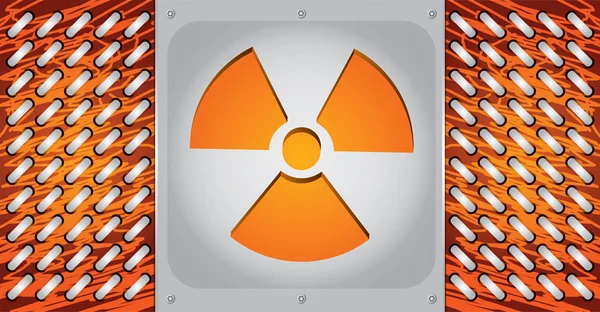 Danger de radioactivité — Image vectorielle