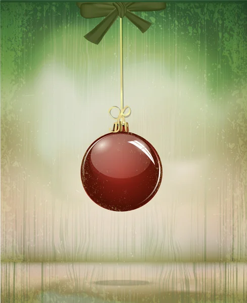 Vektor grungy vintage jul, semester bakgrund — Stock vektor