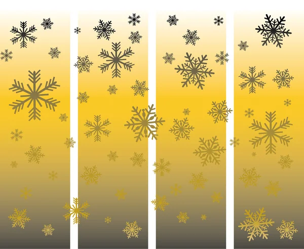Фоновому режимі зі сніжинками — стоковий вектор