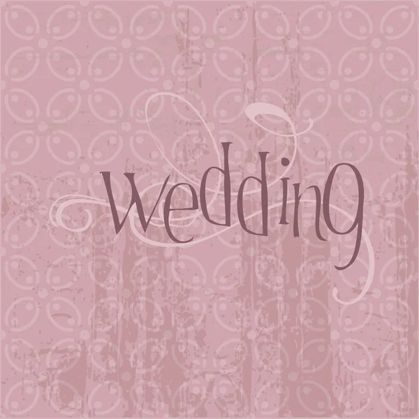 Düğün kartpostal - tasarım, davetiye, karalama defteri — Stok Vektör