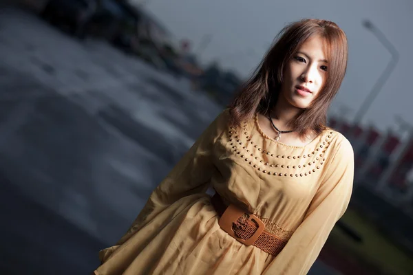 Mode schoonheid Aziatisch meisje — Stockfoto