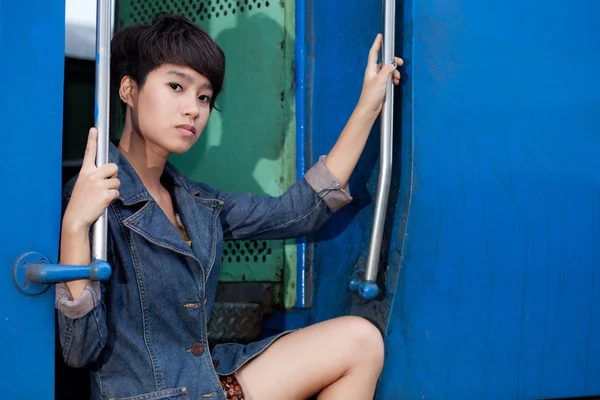 Moda retrato asiático chica —  Fotos de Stock