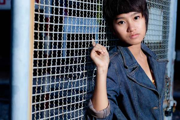 Ázsiai lány divat-portré — Stock Fotó