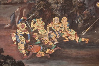 Tay ramayana boyama.