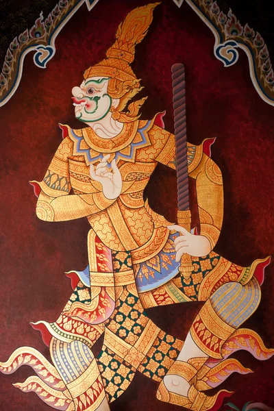 Thai Ramayana maleri . - Stock-foto