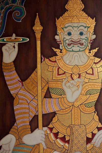 Thai ramayana malerei. — Stockfoto