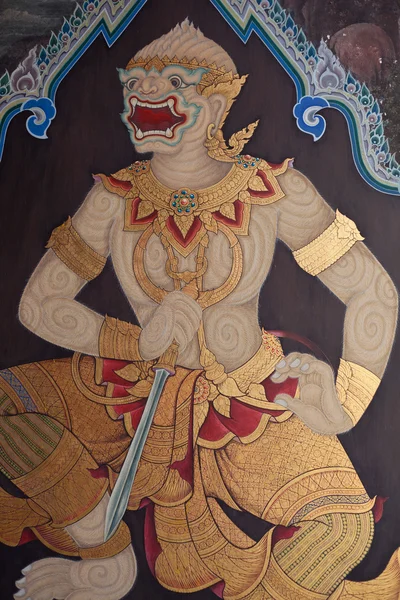 Thai ramayana malerei. — Stockfoto