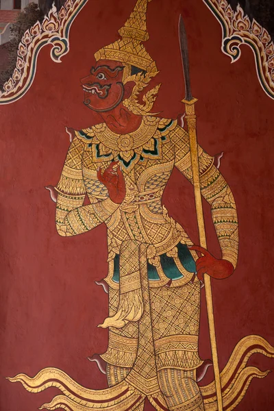 Thai Ramayana pictură . — Fotografie, imagine de stoc