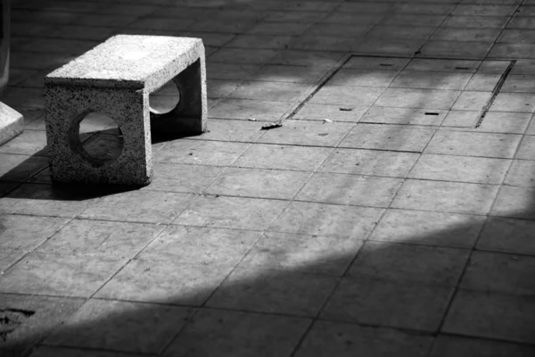 stock image Stone benches.