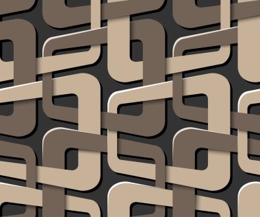 kahverengi zinciri seamless modeli