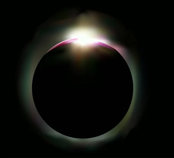 Eclipsa solară — Vector de stoc