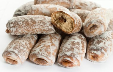 Honey cakes with fruits