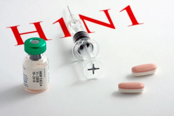 Вірус грипу H1n1 — стокове фото