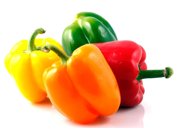 Stock image Peppers on white background