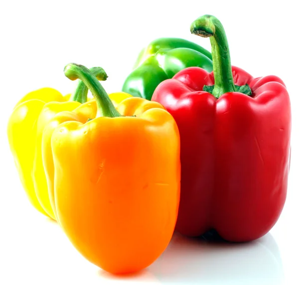 stock image Peppers on white background