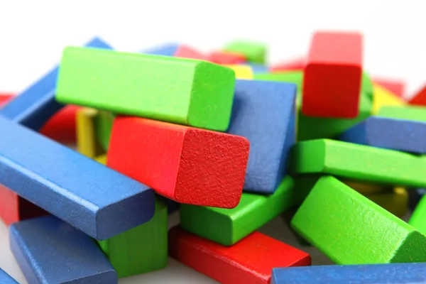 stock image Wooden building blocks