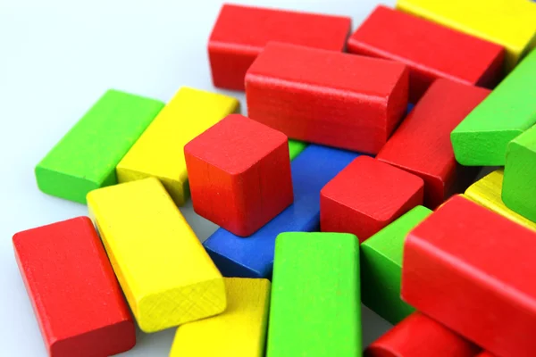 Stock image Wooden building blocks