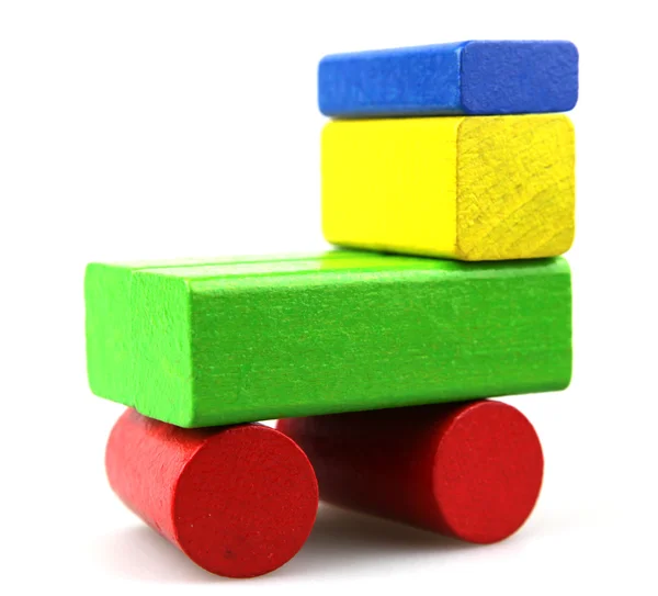 stock image Wooden building blocks