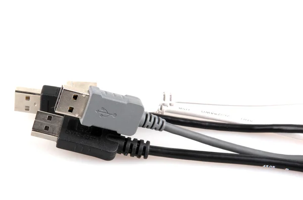 Cabos de rede Ethernet — Fotografia de Stock