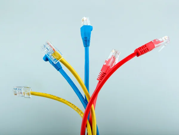 Кабели сети Ethernet — стоковое фото
