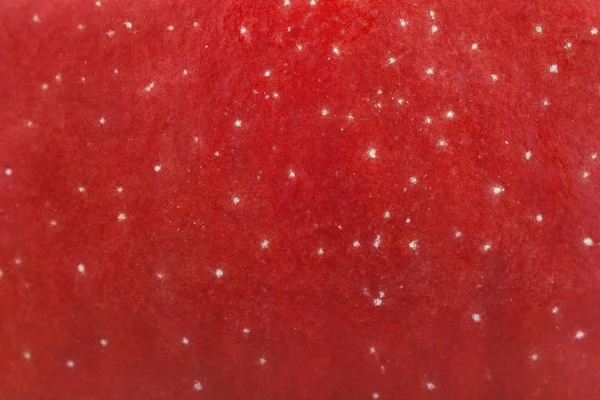 Closeup of red apple texture — Stock Photo, Image