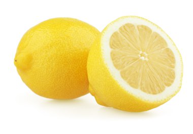 Fresh lemons fruits clipart