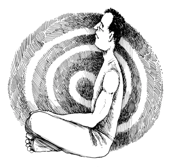 Cartoon Humor Illustration People Practicing Yoga Positions Asanas