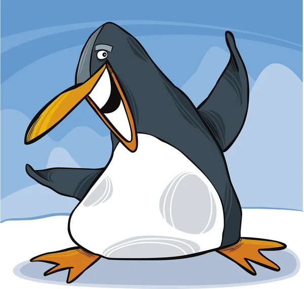 Gelukkig pinguïn — Stockvector