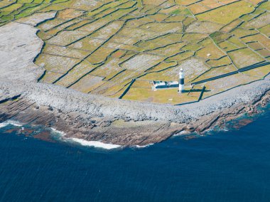 Lighthouse on Inisheer clipart