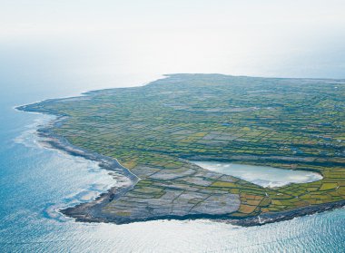 Lake on Inisheer island clipart