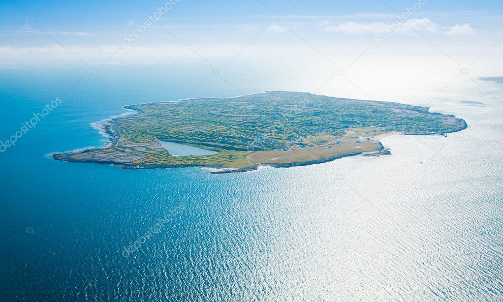 Aerial of Inisheer Island