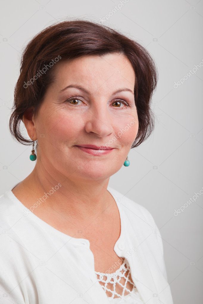 Middle aged woman portrait Stock Photo by ©igabriela 7239682