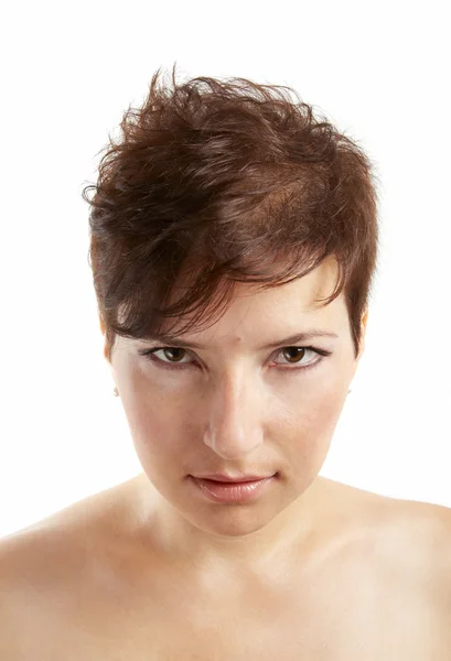 Corte de cabelo moderno — Fotografia de Stock