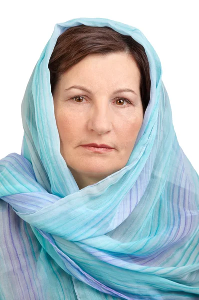 stock image Woman with covered head