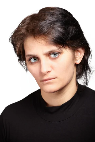 Angry young woman — Stock Photo, Image