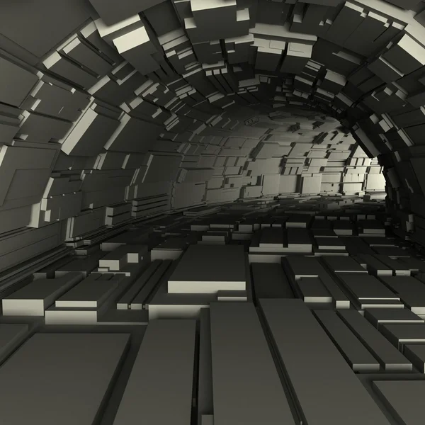 3d renderizado de un túnel —  Fotos de Stock