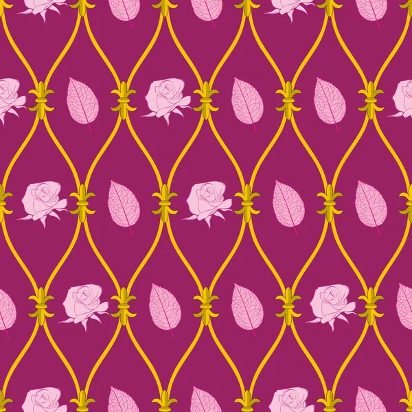 Patrón rosa abstracto sin costuras — Archivo Imágenes Vectoriales