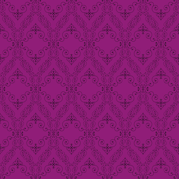Seamless abstract purple orient pattern