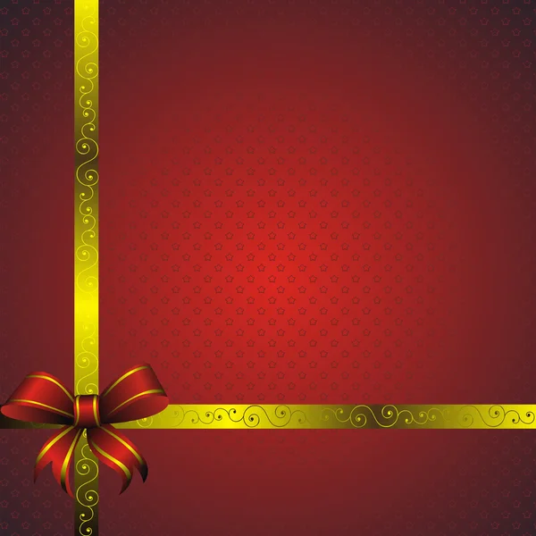 红色与金色装饰框架 — 图库矢量图片