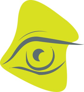 Eye illustration clipart