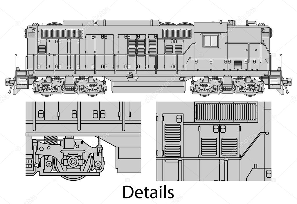 GP9-558 locomotive