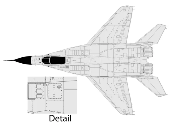 MiG-29 — Stock Vector