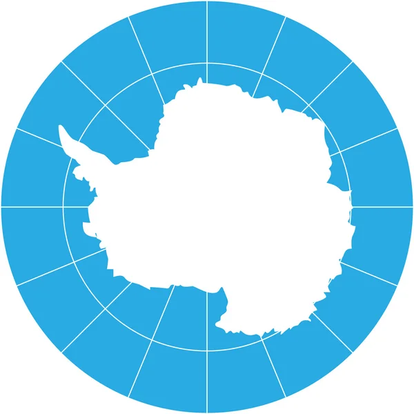 南極大陸 — ストックベクタ