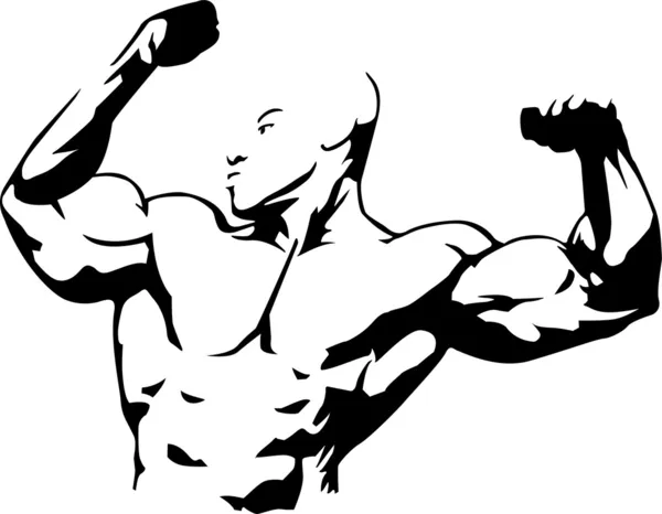Bodybuilding — Stockvector