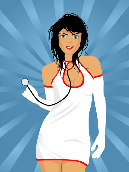 Sexy pielęgniarka — Wektor stockowy