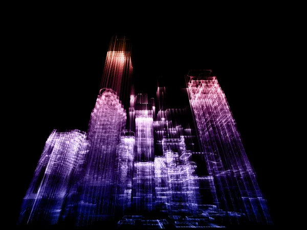 Lichten van metropolis — Stockfoto