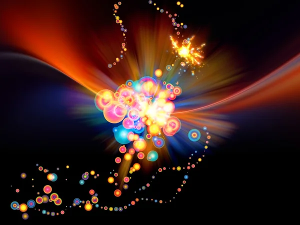 Colorful Abstract Burst — Stock Photo, Image