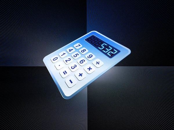 Perspectiva da calculadora — Fotografia de Stock