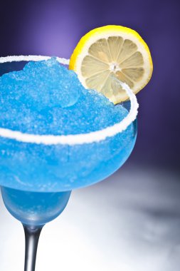 Blue margarita Cocktail clipart