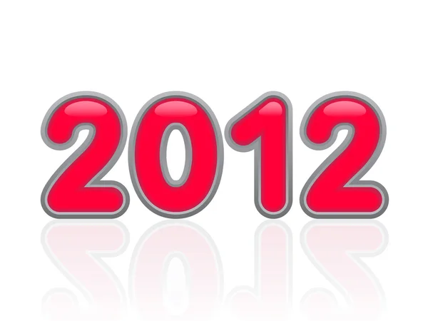 Nowy rok 2012 — Zdjęcie stockowe